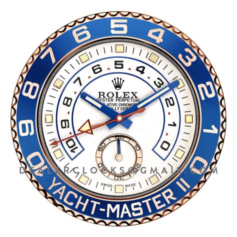 rolex daytona wall clock ebay|rolex yacht master wall clock.